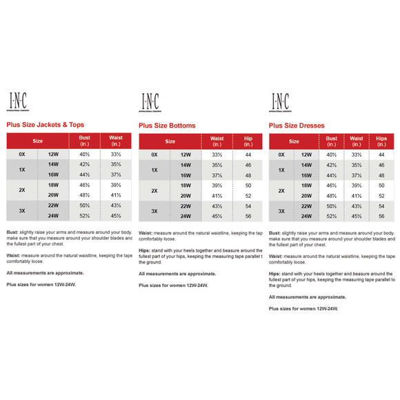 plus size INC Gingham Floral Georgette Sun Dress - Picture 7 of 12